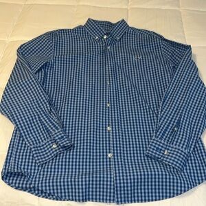 Vineyard Vines men’s gingham button down shirt size large